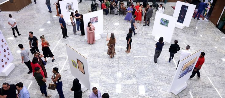 Exposição "Conexões" Mostra especial é composta por 25 obras de servidores do TJMG